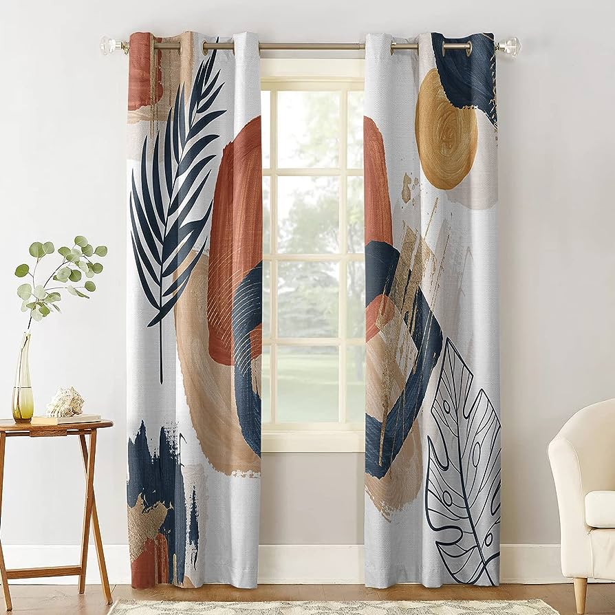 Modern Geometric Curtains